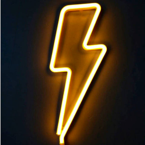 Lightning bolts Handmade Art Neon Sign 