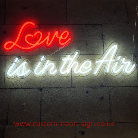 Love Is In The Air Wedding Home Deco Neon Sign