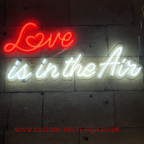 Love Is In The Air Wedding Home Deco Neon Sign 
