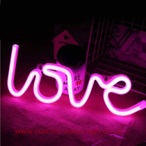Love Red Wedding Home Deco Neon Sign 