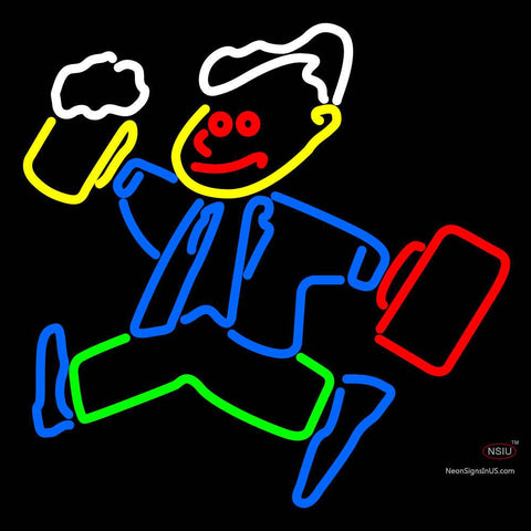 Man With Beer Mug Neon Sign 