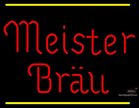 Meister Brau Logo Neon Beer Sign