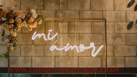 Mi Amor Wedding Home Deco Neon Sign 