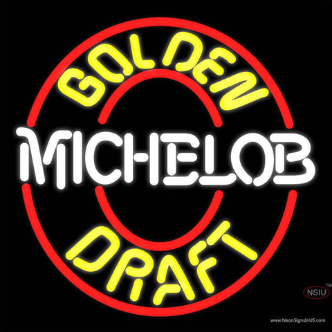 Michelob Golden Draft Neon Beer Sign x 