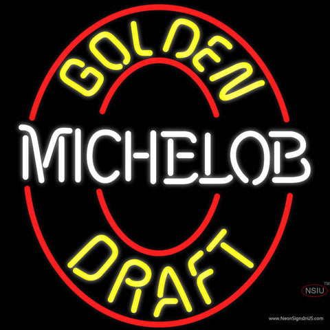 Michelob Golden Draft Neon Beer Sign x 