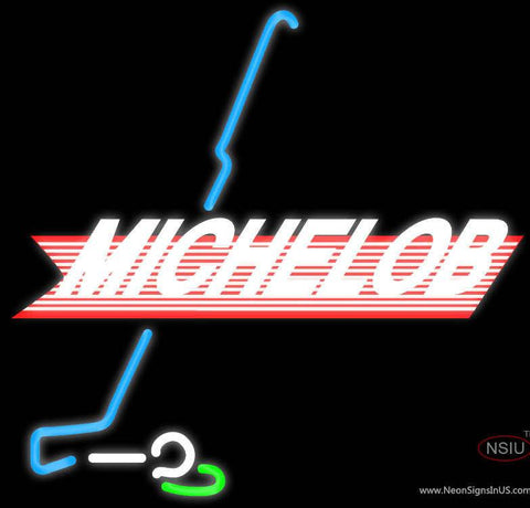 Michelob Golf Putter Neon Beer Sign x 