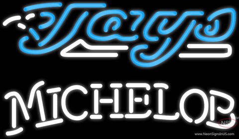 Michelob Toronto Blue Jays MLB Real Neon Glass Tube Neon Sign