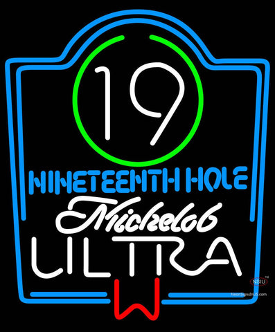 Michelob Ultra th Hole Neon Beer Signs