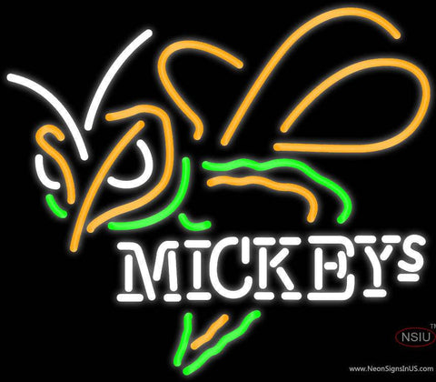 Mickeys Bumble Bee Hornet Real Neon Glass Tube Neon Sign