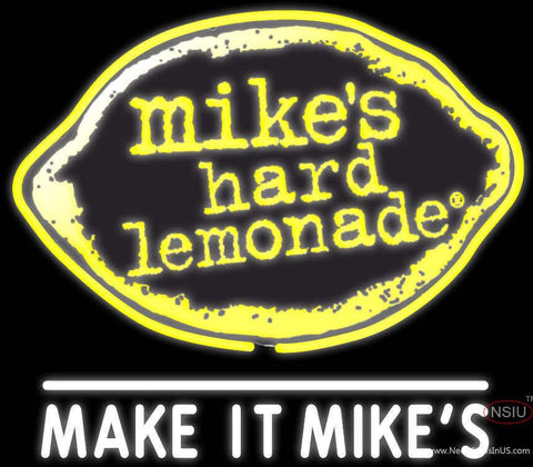 Mikes Hard Lemonade Real Neon Glass Tube Neon Sign x