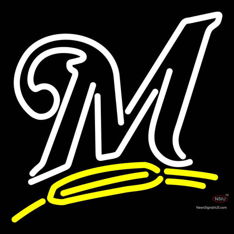 Milwaukee Brewers Alternate  Pres Logo MLB  Neon Sign x 