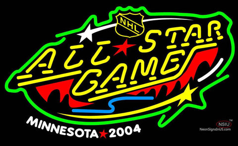 Minnesota Wild  All Star Game Neon Sign