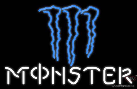 Monster With Logo Real Neon Glass Tube Neon Sign 