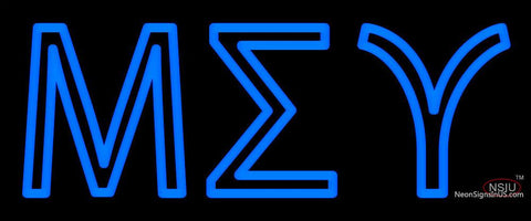 Mu Sigma Upsilon Neon Sign 
