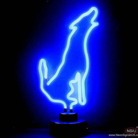 Wolf Neon Sculpture