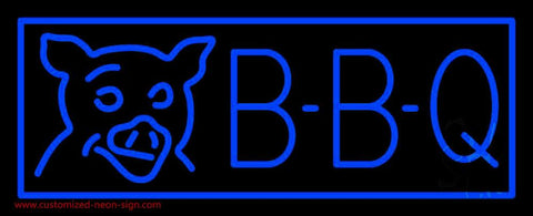 Blue BBQ Neon Sign 