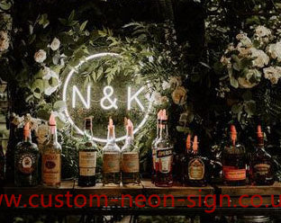 N And K Wedding Home Deco Neon Sign 