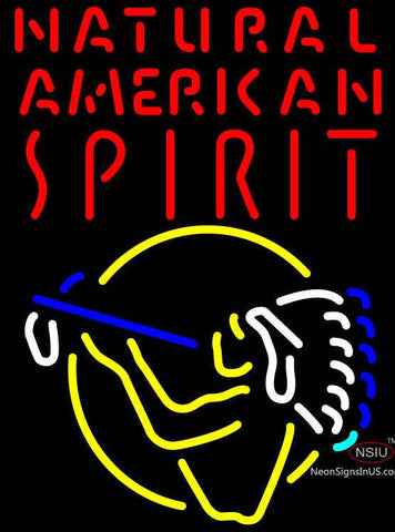 Natural American Spirit Indian Neon Sign 