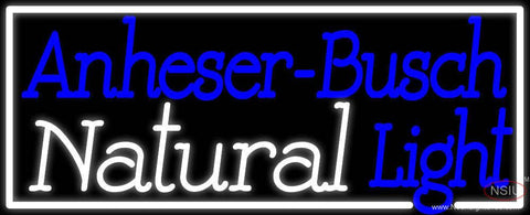 Natural Light Anheuser Busch Neon Beer Sign