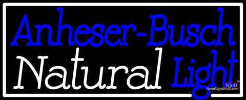 Natural Light Anheuser Busch Neon Beer Sign