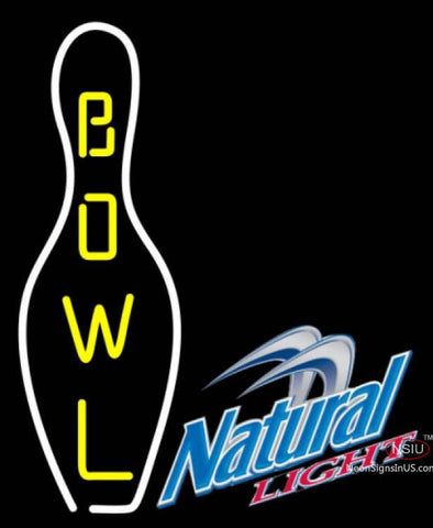 Natural Light Bowling Neon Sign   