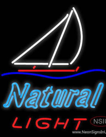 Natural Light Sailboat Neon Beer Sign