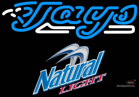 Natural Light Toronto Blue Jays MLB Neon Sign  