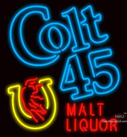 Colt  Malt Liquor Neon Sign