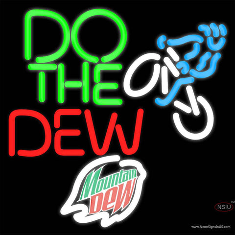 Mountain Dew Do the Dew  Real Neon Glass Tube Neon Sign 
