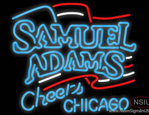 Samuel Adams Cheers Chicago Neon Beer Sign 