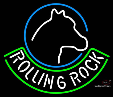 Neon Rolling Rock Beer Sign 