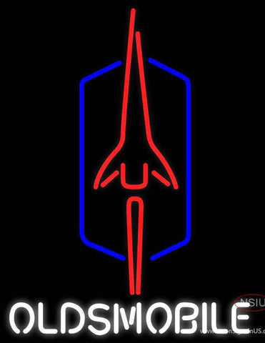 Oldsmobile Real Neon Glass Tube Neon Sign 