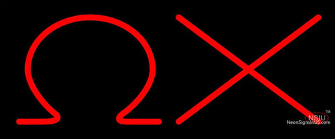 Omega Chi Neon Sign  