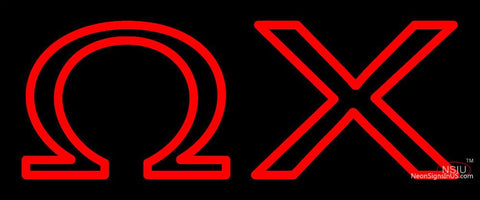 Omega Chi Neon Sign 