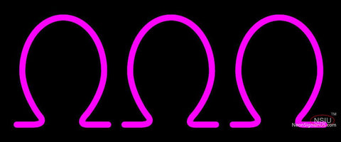 Omega Omega Omega Neon Sign  