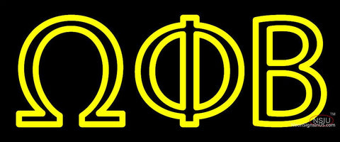 Omega Phi Beta Neon Sign 