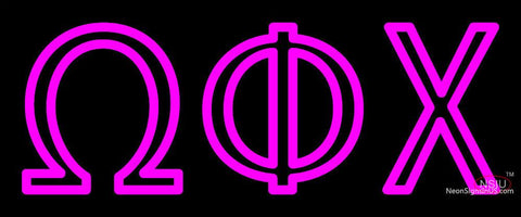 Omega Phi Chi Neon Sign 