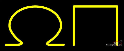 Omega Pi Neon Sign  