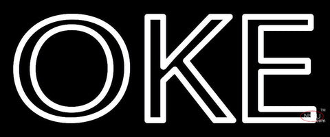 Omicron Kappa Epsilon Neon Sign 