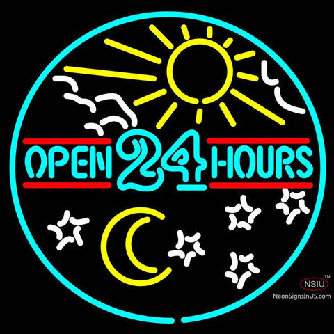 Open  Hours Neon Sign 