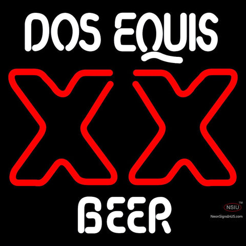 DOS Equis Beer Neon Sign