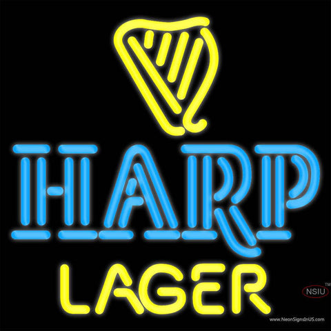 Harp Lager Real Neon Glass Tube Neon Sign 