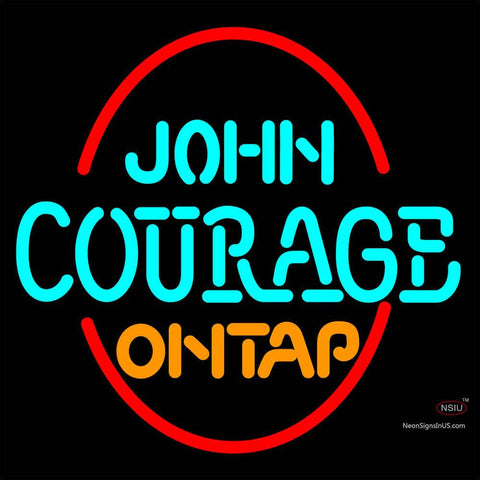 John Courage On Tap Neon Sign 