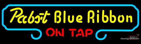 Pabst Blue Ribbon On Tap Neon Beer Sign
