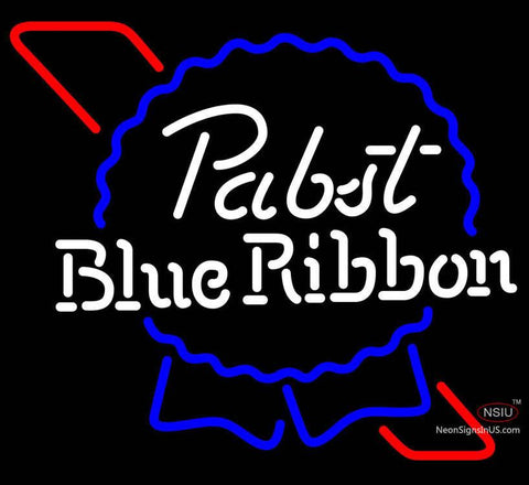 Pabst Blue Ribbon Black Box Neon Beer Sign x