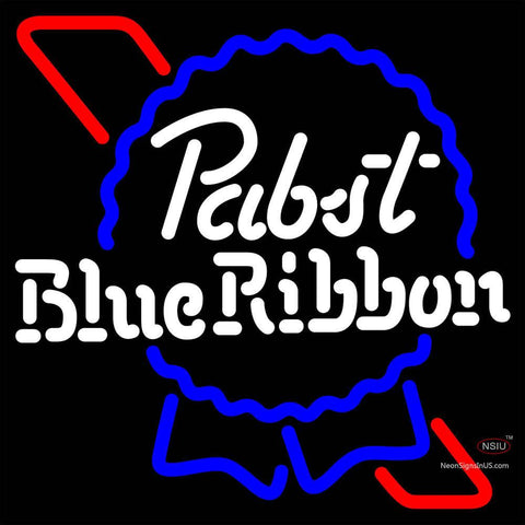 Pabst Blue Ribbon Blackbox Neon Beer Sign x 