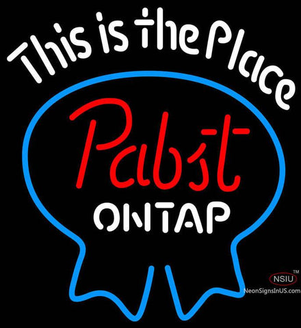 Pabst Light This Is The Place Neon Beer Sign