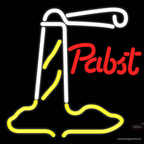 Pabst Red Light House Neon Beer Sign x 