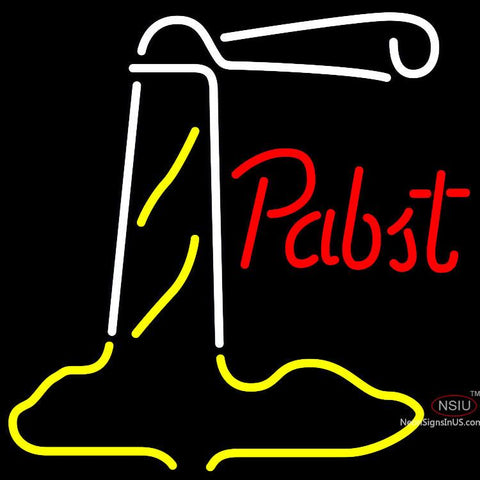Pabst Red Light House Neon Beer Sign x 