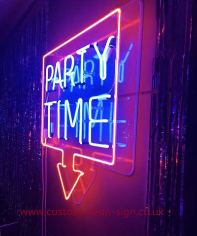 Party Time Wedding Home Deco Neon Sign